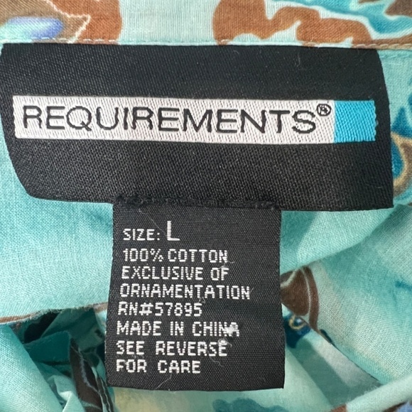 Requirements Y2K Bohemian Fairy Cottage Whimsy Womens Lightweight Top Sz Large - Picture 2 of 9